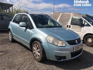 Location: Edinburgh - 2008 SUZUKI SX4 GL 5 Door Hatchback REG: SO08CPV, Keys: No, MOT Expiry date: 02/03/2025, 1586 Petrol, 5 Speed Manual Petrol, Former Keepers: 4