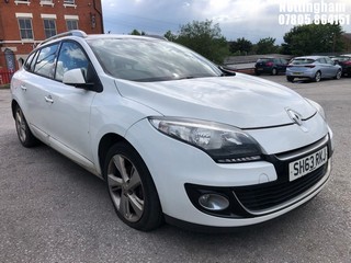 Location: Nottingham - 2013 RENAULT MEGANE D-QUE TT ENERGY DC Estate REG: SH63RKJ, Keys: No, MOT Expiry date: 12/02/2024, 1461 Diesel, 5 Speed Manual Diesel, Former Keepers: 3