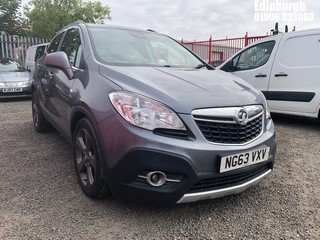 NOTE: ATF Registered Buyers ONLY - Location: Edinburgh - 2014 VAUXHALL  MOKKA SE CDTI S/S 5 Door Hatchback REG: NG63VXV, Keys: No, 1686 Diesel, 6 Speed Manual Diesel, Former Keepers: 2