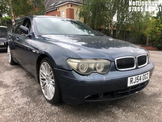 Location: Nottingham - 2004 BMW 730 I SPORT AUTO 4 Door Saloon REG: RJ54OGZ, Keys: No, MOT Expiry date: 02/11/2025, 2979 Petrol, 6 Speed Auto Petrol, Former Keepers: 10