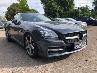 Location: MITCHAM - 2015 MERCEDES-BENZ SLK250 AMG SPORT CDI BLUE CONVERTIBLE REG: S300TFC, 2143cc DIESEL, 7 SPEED AUTO DIESEL, Former Keepers: 3, Keys: No, MOT: Expiry date10/09/2024