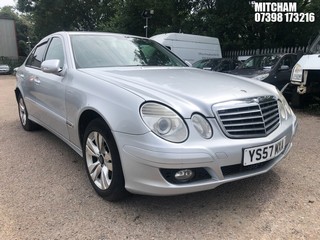 Location: MITCHAM - 2007 MERCEDES E220 EXECUTIVE CDI AUTO4 DOOR SALOON REG: YS57MXA, 2148cc DIESEL, 5 SPEED AUTO DIESEL, Former Keepers: 8, Keys: No, MOT: Expiry date10/07/2025