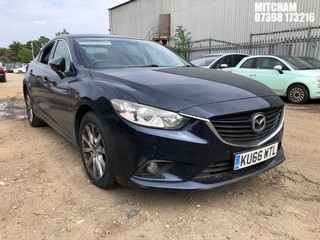 Location: Mitcham - 2016 MAZDA 6 SE-L NAV D AUTO 4 Door Saloon REG: KU66WTL, Keys: No, MOT Expiry date: 09/08/2025, 2191 Diesel, 6 Speed Auto Diesel, Former Keepers: 4