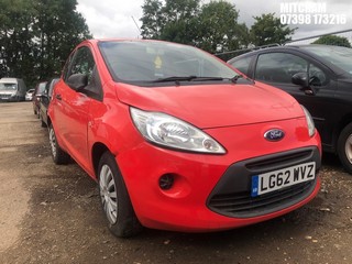 Location: Mitcham - 2012 FORD KA STUDIO 3 Door Hatchback REG: LG62WVZ, Keys: No, MOT Expiry date: 30/09/2025, 1242 Petrol, 5 Speed Manual Petrol, Former Keepers: 4