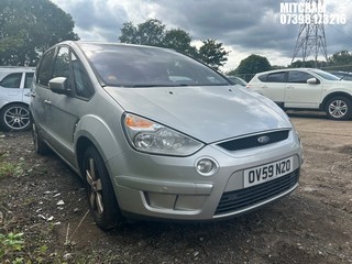 Location: Mitcham - 2009 FORD S-MAX TITANIUM TDCI 143 MPV REG: OV59NZO, Keys: No, MOT Expiry date: 06/12/2025, 1997 Diesel, 6 Speed Manual Diesel, Former Keepers: 3