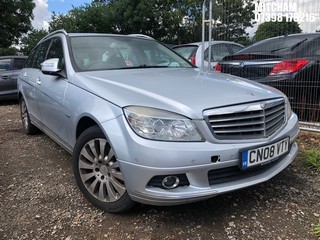 Location: Mitcham - 2008 MERCEDES C200 ELEGANCE KOMP A Estate REG: CN08VTY, Keys: No, MOT Expiry date: 30/09/2025, 1796 Petrol, Automatic, Former Keepers: 6