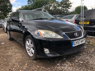 Location: Mitcham - 2008 LEXUS IS 220D 4 Door Saloon REG: GY57HYT, Keys: No, MOT Expiry date: 22/01/2026, 2231 Diesel, 6 Speed Manual Diesel, Former Keepers: 4