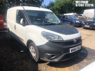 Location: Mitcham - 2015 FIAT DOBLO SX MULTIJET Panel Van REG: WN65YOG., Keys: No, MOT Expiry date: 05/11/2026, 1248 Diesel, 5 Speed Manual Diesel, Former Keepers: 7