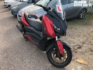 Location: Mitcham - 2018 YAMAHA X-MAX 125 ABS Motorcycle REG: DE68PBY, Keys: No, MOT Expiry date: 20/10/2025, 124 Petrol, Automatic, Former Keepers: 3