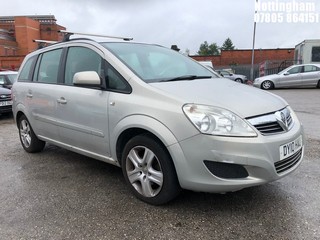 Location: Nottingham - 2010 VAUXHALL ZAFIRA EXCLUSIV MPV REG: DY10HAU, Keys: No, MOT Expiry date: 30/05/2025, 1598 Petrol, 5 Speed Manual Petrol, Former Keepers: 7