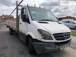 Location: Nottingham - 2009 MERCEDES SPRINTER 311 CDI LWB Dropside Lorry REG: PK58TMZ, Keys: No, MOT Expiry date: 27/05/2025, 2148 Diesel, 6 Speed Manual Diesel, Former Keepers: 4