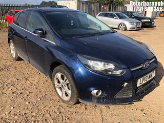 Location: Peterborough - 2013 FORD FOCUS ZETEC 125 AUTO 5 Door Hatchback REG: LP13WNT, Keys: No, MOT Expiry date: 25/08/2025, 1596 Petrol, 6 Speed Auto Petrol, Former Keepers: 8