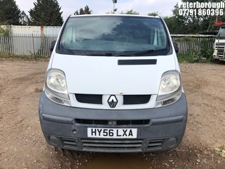 Location: Peterborough - 2006 RENAULT TRAFIC SL29 DCI 140 SWB Panel Van REG: HY56LXA, Keys: No, MOT Expiry date: 19/09/2025, 2464 Diesel, 6 Speed Manual Diesel, Former Keepers: 5