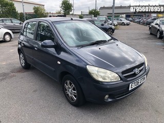 Location: Brentwood - 2006 HYUNDAI GETZ CDX 5 Door Hatchback REG: ET06OTM, Keys: No, MOT Expiry date: 27/10/2025, 1599 Petrol, 5 Speed Manual Petrol, Former Keepers: 2