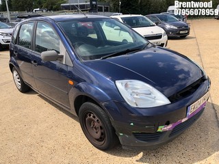 Location: Brentwood - 2004 FORD FIESTA LX 5 Door Hatchback REG: EK04RVX, Keys: No, MOT Expiry date: 05.07.2025, 1242 Petrol, 5 Speed Manual Petrol, Former Keepers: 3