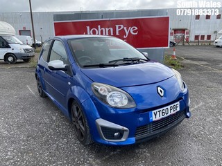 Location: South Wales - 2010  RENAULT TWINGO RENAULTSPORT 3 Door Hatchback REG: YT60PBF, 1598cc Petrol, 5 Speed Manual Petrol, Former Keepers: 6, Keys: Yes, MOT Expiry date: 27/09/2025