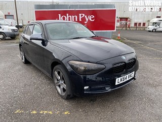Location: South Wales - 2014 BMW 116D SPORT AUTO 5 DOOR HATCHBACK REG: LK64VKC, 1995cc DIESEL, 8 SPEED AUTO DIESEL, Former Keepers: 3, Keys: No, MOT: Expiry date11/04/2026