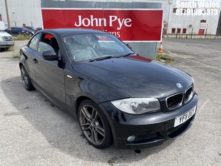Location: South Wales - 2011 BMW 120D M SPORT AUTO Coupe REG: YF11DGY, Keys: No, MOT Expiry date: 02/05/2026, 1995 Diesel, 6 Speed Auto Diesel, Former Keepers: 5