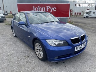 Location: South Wales - 2007 BMW 320I SE 4 Door Saloon REG: SP57YBD, Keys: No, MOT Expiry date: 21/08/2025, 1995 Petrol, 6 Speed Manual Petrol, Former Keepers: 10