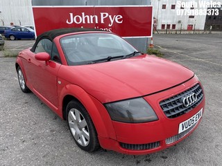 Location: South Wales - 2005 AUDI TT ROADSTER (150 BHP) Coupe REG: VU05EWA, Keys: No, MOT Expiry date: 18/09/2025, 1781 Petrol, 5 Speed Manual Petrol, Former Keepers: 7