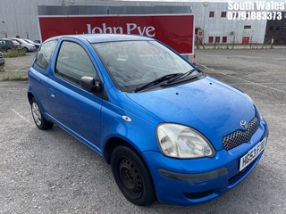 Location: South Wales - 2003 TOYOTA YARIS T3 3 Door Hatchback REG: HG53FJU, Keys: No, MOT Expiry date: 09/06/2025, 998 Petrol, 5 Speed Manual Petrol, Former Keepers: 7