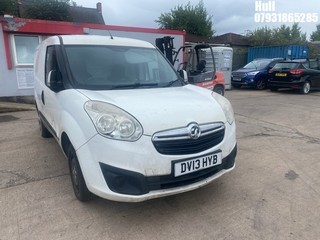 Location: Hull - 2013 VAUXHALL COMBO 2000 L1H1 CDTI SPOR Panel Van REG: DV13HYB, Keys: No, MOT Expiry date: 16/11/2025, 1248 Diesel, 5 Speed Manual Diesel, Former Keepers: 5