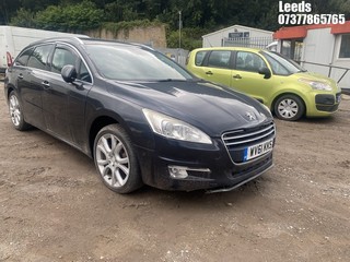 Location: Leeds - 2012 PEUGEOT 508 ALLURE SW E-HDI S-A Estate REG: WV61KKS, Keys: No, MOT Expiry date: 29-06-2024, 1560 Diesel, 6 Speed Semi Auto Diesel, Former Keepers: 7
