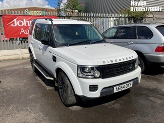 Location: Hayes - 2014 LAND ROVER DISCOVERY GS SDV6 AUTO Estate REG: AE64OXS, Keys: No, MOT Expiry date: 19/07/2025, 2993 Diesel, 8 Speed Auto Diesel, Former Keepers: 6