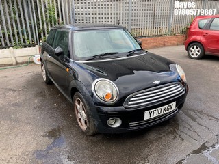 Location: Hayes - 2010 MINI COOPER 3 Door Hatchback REG: YF10KGV, Keys: No, MOT Expiry date: 03/10/2024, 1598 Petrol, 6 Speed Manual Petrol, Former Keepers: 5