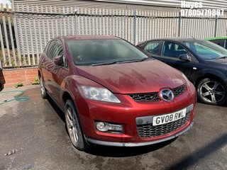 Location: Hayes - 2008 MAZDA CX-7 Estate REG: GV08RWL, Keys: No, MOT Expiry date: 25/01/2024, 2261 Petrol, 6 Speed Manual Petrol, Former Keepers: 7