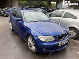 Location: Hayes - 2006 BMW 116 I M SPORT 5 Door Hatchback REG: MA56XMO, Keys: No, MOT Expiry date: 05/03/2026, 1596 Petrol, 6 Speed Manual Petrol, Former Keepers: 5