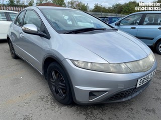 Location: Manchester - 2007 HONDA CIVIC S I-DSI 5 Door Hatchback REG: SB56OJG, 1339 Petrol, 6 Speed Manual Petrol, Former Keepers: 13, Keys: No, MOT Expiry date: 24/06/2026