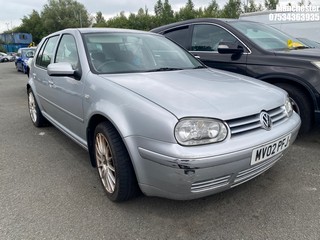Location: Manchester - 2002 VOLKSWAGEN GOLF GT TDI 5 DOOR HATCHBACK REG: MV02PFJ, 1896cc DIESEL, 6 SPEED MANUAL DIESEL, Former Keepers: 3, Keys: No, MOT Expiry date: 28/06/2025
