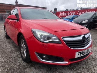 Location: Nottingham - 2015 VAUXHALL INSIGNIA DSIGN NAV CDTI E 5 Door Hatchback REG: FP15UVL, 1956cc Diesel, 6 Speed Manual Diesel, Former Keepers: 3, Keys: Yes, MOT Expiry date: 06/03/2026