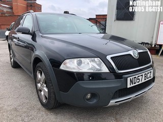 Location: Nottingham - 2007 SKODA OCTAVIA SCOUT FSI ESTATE  REG: ND57BCZ, 1984cc PETROL , 6 SPEED MANUAL PETROL, Former Keepers: 1, Keys: Yes, MOT Expiry date: 31/03/2026