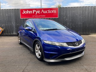 Location: Stapleford - 2009 HONDA CIVIC TYPE S I-VTEC 3 Door Hatchback REG: SA59UHD, Keys: Yes, MOT Expiry date: 13/12/2025, 1339 Petrol, 6 Speed Manual Petrol, Former Keepers: 7