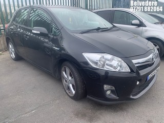 Location: BELVEDERE - 2010 TOYOTA AURIS HYBRID T4 CVT  5 DOOR HATCHBACK REG: WF60EMV , 1797cc HYBRID ELECTRIC, VARIABLE 1 SPEED AUTO PETROL/E, Former Keepers: 4, Keys: No, MOT: Expiry date14/05/2025