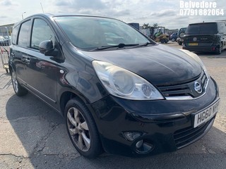 Location: BELVEDERE - 2011 NISSAN NOTE TEKNA AUTO  MPV  REG: HG60VPP, 1598cc Petrol , 4 Speed Auto Petrol, Former Keepers: 5, Keys: No, MOT: Expiry date03.11.2025