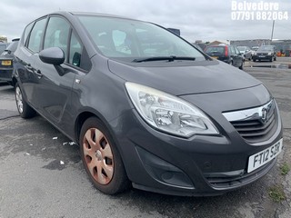 Location: Belvedere - 2012  VAUXHALL MERIVA EXCLUSIV AC MPV REG: FT12SZR, 1398cc Petrol, 5 Speed Manual Petrol, Former Keepers: 2, Keys: No, MOT Expiry date: 13/11/2024