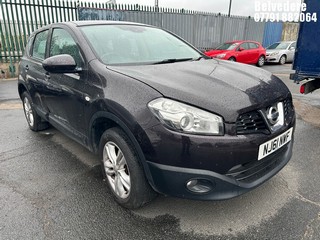 Location: Belvedere - 2011 NISSAN QASHQAI ACENTA 5 Door Hatchback REG: NJ61NWF, Keys: No, MOT Expiry date: 06/09/2025, 1598 Petrol, 5 Speed Manual Petrol, Former Keepers: 8