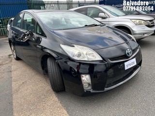 Location: Belvedere - 2010 TOYOTA PRIUS T SPIRIT VVT-I CVT 5 Door Hatchback REG: SY10CXV, Keys: No, MOT Expiry date: 12/09/2025, 1797 Hybrid Electric, Variable 1 Speed Auto Petrol/E, Former Keepers: 5