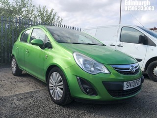 Location: Edinburgh - 2013 VAUXHALL CORSA ENERGY AC 5 Door Hatchback REG: SV13PZF, Keys: No, MOT Expiry date: 15/07/2025, 1229 Petrol, 5 Speed Manual Petrol, Former Keepers: 3
