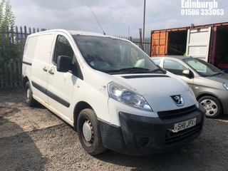 Location: Edinburgh - 2011 PEUGEOT EXPERT HDI SWB Panel Van REG: SH11JPX, Keys: No, MOT Expiry date: 10/12/2025, 1560 Diesel, 5 Speed Manual Diesel, Former Keepers: 6