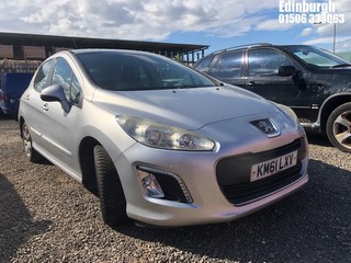 Location: Edinburgh - 2011 PEUGEOT 308 ACTIVE 5 Door Hatchback REG: KM61LXV, Keys: No, MOT Expiry date: 23/11/2024, 1397 Petrol, 5 Speed Manual Petrol, Former Keepers: 4