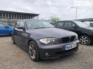 Location: Edinburgh - 2006 BMW 118D SE 5 Door Hatchback REG: MA06CEX, Keys: No, MOT Expiry date: 29/07/2025, 1995 Diesel, 6 Speed Manual Diesel, Former Keepers: 10