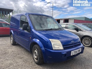 Location: Edinburgh - 2004 FORD TRAN CONNECT L 200 TD SWB Panel Van REG: LT04CWK, Keys: No, MOT Expiry date: 01/07/2025, 1753 Diesel, 5 Speed Manual Diesel, Former Keepers: 6