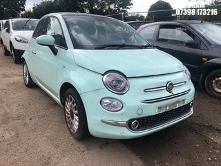 Location: Mitcham - 2018 FIAT 500 LOUNGE 3 Door Hatchback REG: LK68JJY, Keys: No, MOT Expiry date: 26/09/2023, 1242 Petrol, 5 Speed Manual Petrol, Former Keepers: 1