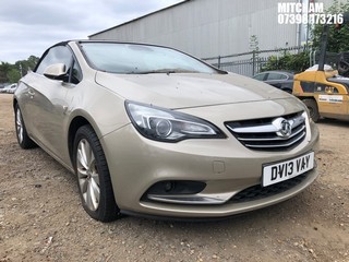 Location: Mitcham - 2013 VAUXHALL  CASCADA ELITE S/S Convertible REG: DV13VAY, Keys: No, MOT Expiry date: 12/11/2025, 1362 Petrol, 6 Speed Manual Petrol, Former Keepers: 6