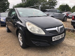 Location: Mitcham - 2008 VAUXHALL CORSA ACTIVE PLUS 3 Door Hatchback REG: KX58YBO, Keys: No, MOT Expiry date: 24/10/2024, 1229 Petrol, 5 Speed Manual Petrol, Former Keepers: 9