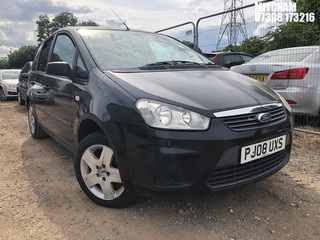Location: Mitcham - 2008 FORD C-MAX STYLE MPV REG: PJ08UXS., Keys: No, MOT Expiry date: 06/05/2026, 1596 Petrol, 5 Speed Manual Petrol, Former Keepers: 6